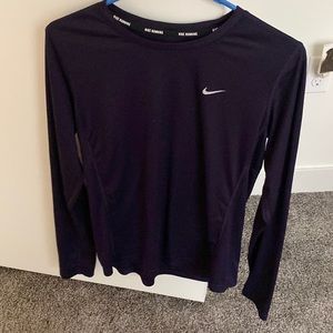 Long sleeve nike workout shirt- dark purple